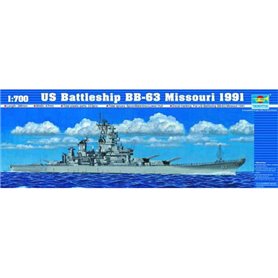 Trumpeter 1:700 USS Missouri BB-63 / 1991
