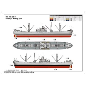 Trumpeter 1:700 SS Jeremiah O’Brien / LIBERTY SHIP