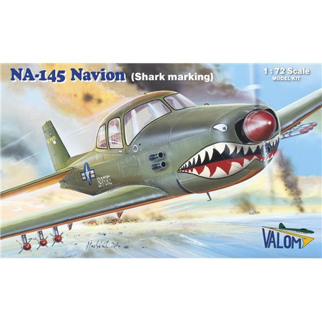 Valom 1:72 NA-145 Navion SHARK MARKING