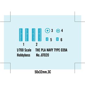 Hobby Boss 1:700 PLA Navy Type 039G