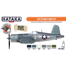 Hataka ORANGE-LINE Zestaw farb LATE US NAVY