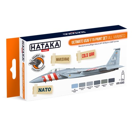 Hataka ORANGE-LINE Zestaw farb ULTIMATE USAF F-15