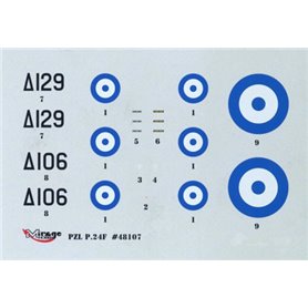 Mirage 48107 1/48 Pzl P-24F
