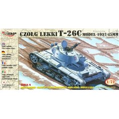 Mirage 1:72 T-26C Model 1937 z działem 45mm