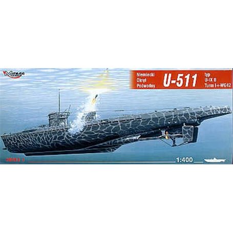 Mirage 40042 U-Boot U-511 Typ U-IXb