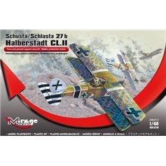 Mirage 1:48 Halberstadt Cl.II środkowe wersje produkcyjne