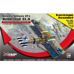 Mirage 1:48 Halberstadt Cl.II z kamuflażem Lozenga