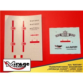 Mirage 1:500 M/S Batory / Operacja Husky