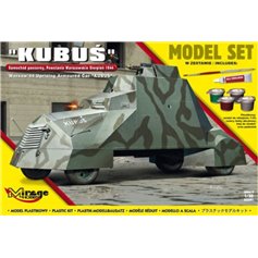 Mirage 1:35 Armored car Kubus - MODEL SET - w/paints 