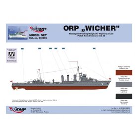 Mirage 1:400 ORP Wicher wz.35 | MODEL SET |