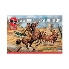 Airfix VINTAGE CLASSICS 1:76 ROYAL HORSE ARTILLERY - WWI