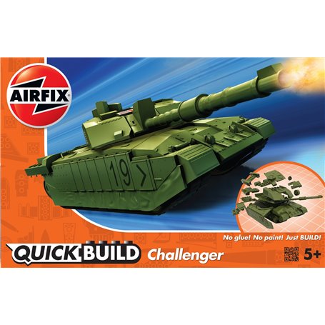 Airfix 6022 Quickbuild Challenger Tank Green