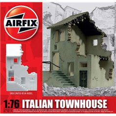 Airfix 1:76 Italian town-house ruins WWII / RESIN MODEL KIT 