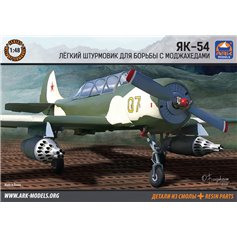 Ark Models 1:48 Yakovlev Yak-54 z dodatkami