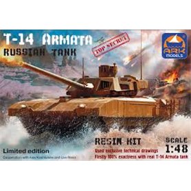 Ark Models 48099 T-14 Russian battle tank w/parts
