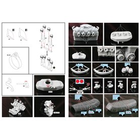 Aoshima 1:12 Dodatki do Honda CB400 FOUR