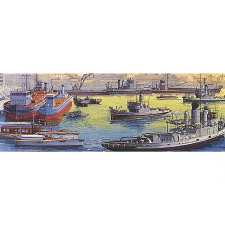 Aoshima 04610 1/700 Tugboat Set