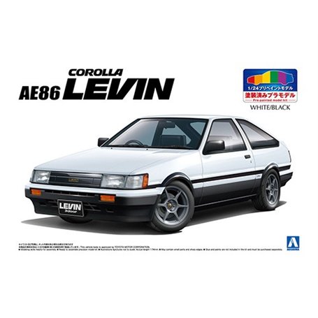 Aoshima 05495 1/24 Toyota AE88 Levin'83 WH/BL