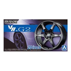 Aoshima 1:24 Wheel rims and tires VOLK RACING VR.G2 20INCH 