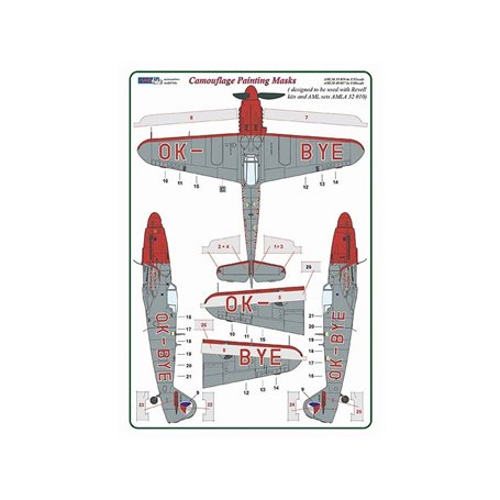 AML 1 48 Masks for Avia S 199 Mule CZECH POLICE AML 1 48 Masks