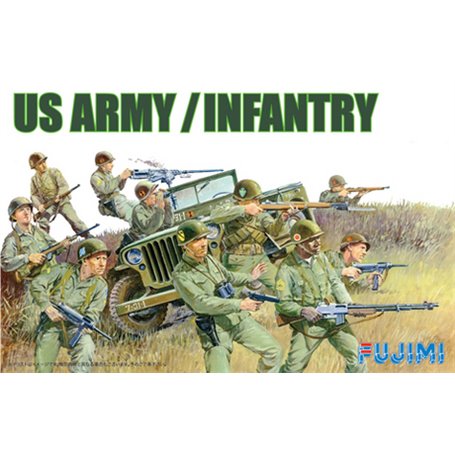 Fujimi 761213 1/76 WA-27 U.S. Army Infantry Set