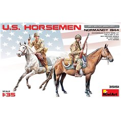 Mini Art 1:35 US HORSEMEN NORMANDY 1944 | 2 figurki |