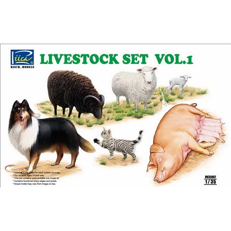 Riich RV35007 Livestock Set Vol. 1