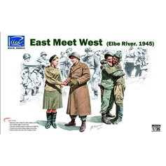 Riich 1:35 EAST MEET WEST / ELBE RIVER 1945 | 4 figurki |