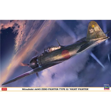 Hasegawa 08252 1/32 A6M5 Zero Fighter 52 Night