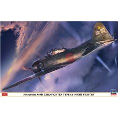 Hasegawa 1:32 Mitsubishi A6M5 Zero Fighter 52 NIGHT FIGHTER