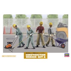 Hasegawa 1:35 CONSTRUCTION WORKER SET / cz.A