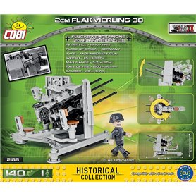 Cobi SMALL ARMY 20mmFlakvierling 38 / 140 klocków