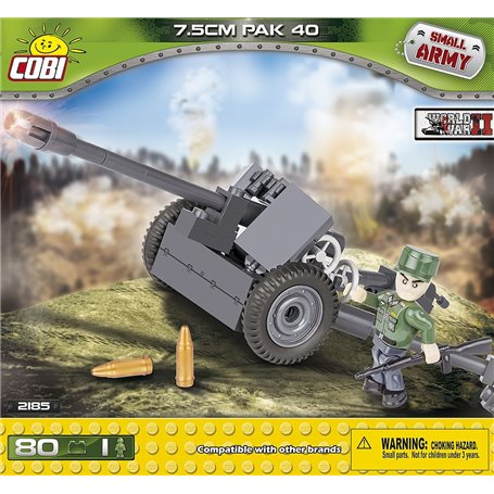 Cobi Small Army 2185 7,5Cm Pak 40 80 Kl.