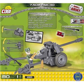 Cobi SMALL ARMY PaK.40 75mm / 80 klocków