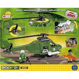Cobi Small Army 2158 Wild Warrior Attack Helicopte