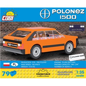 Cobi CARS FSO Polonez 1500 / 79 klocków