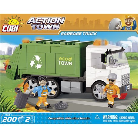 Cobi Action Town 1780 Garbage Truck 200 Kl.