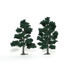 Woodland Scenics Drzewa liściaste / ciemno zielone 15cm - 18cm / 2szt.