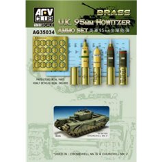 AFV Club 1:35 British ammunition 95mm 