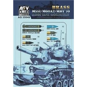 AFV Club AG35048 M551/60A/MBT70 152mm Ammo