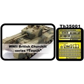 AFV Club TH35001 Churchill etching parts - exhaust