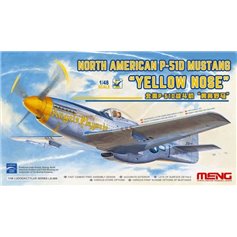 Meng 1:48 North American P-51D Mustang YELLOW NOSE 