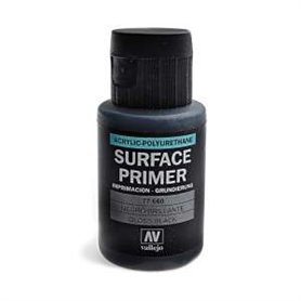 Vallejo SURFACE PRIMER Podkład akrylowy błyszczący czarny / 32ml