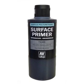 Vallejo Podkład akrylowy SURFACE PRIMER 200ml Gloss Black