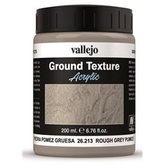 Vallejo GROUND TEXTURE Rough grey pumice / szary pumeks- masa modelarska / 200ml