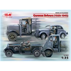 ICM 1:35 GERMAN DRIVERS / niemieccy kierowcy | 4 figurki |