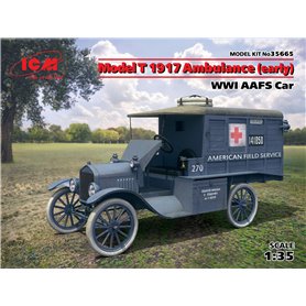 ICM 1:35 Model T 1917 AAFS CAR / AMBULANCE
