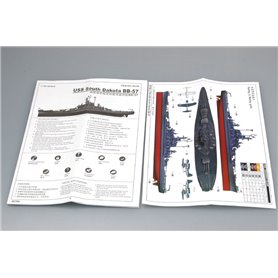 Trumpeter 1:700 USS South Dakata BB-57