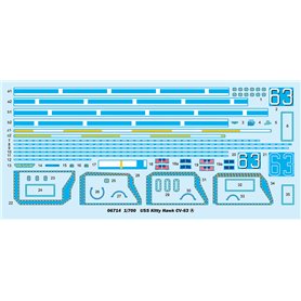 Trumpeter 1:700 USS Kitty Hawk CV-63