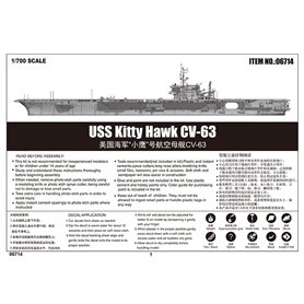 Trumpeter 1:700 USS Kitty Hawk CV-63